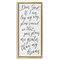 Stupell Industries Dear God Motivational Phrase Framed Floater Canvas Wall Art